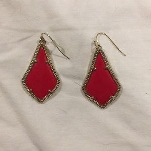 Red Alex Kendra Scott Earrings